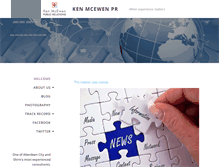 Tablet Screenshot of kenmcewen.com